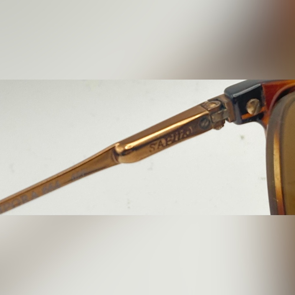 Vintage Safilo 664 Tortoise Oval Sunglasses Frames Only - Picture 8 of 8